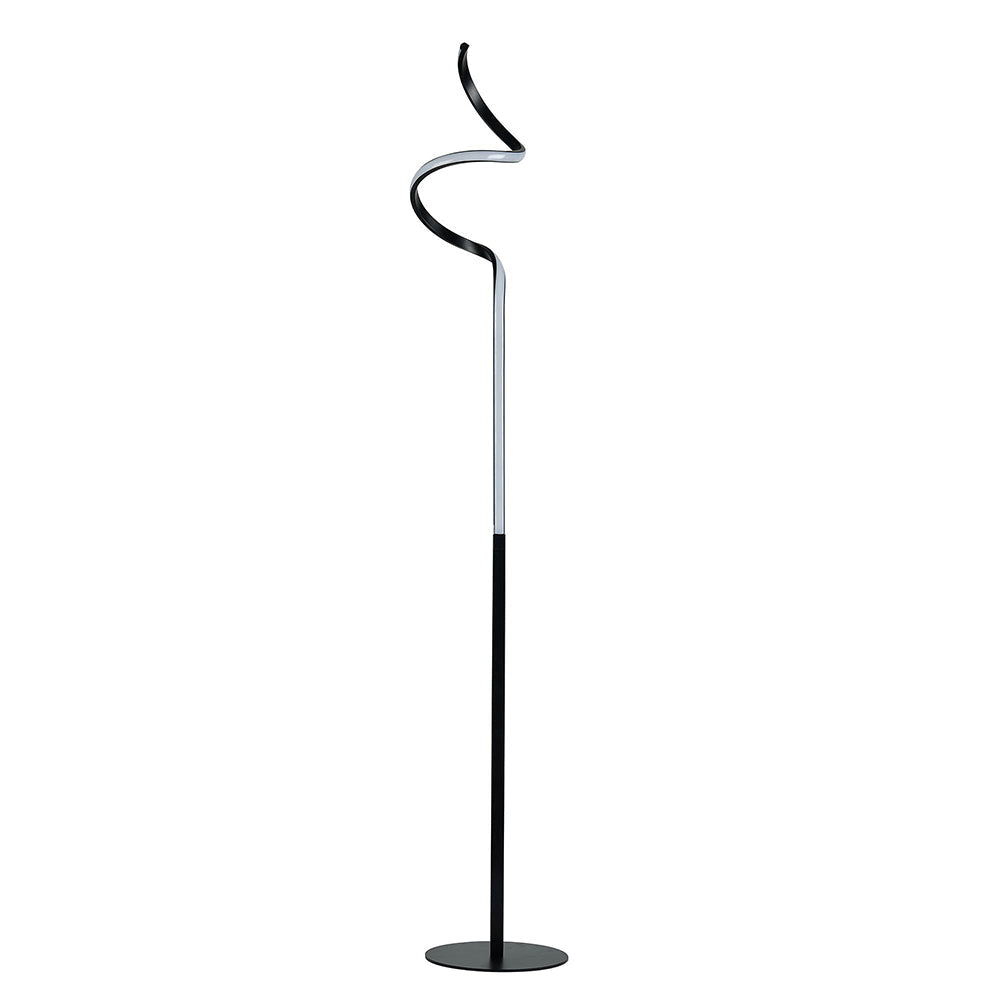 Chipper Floor Lamp Black Aluminium 3000K