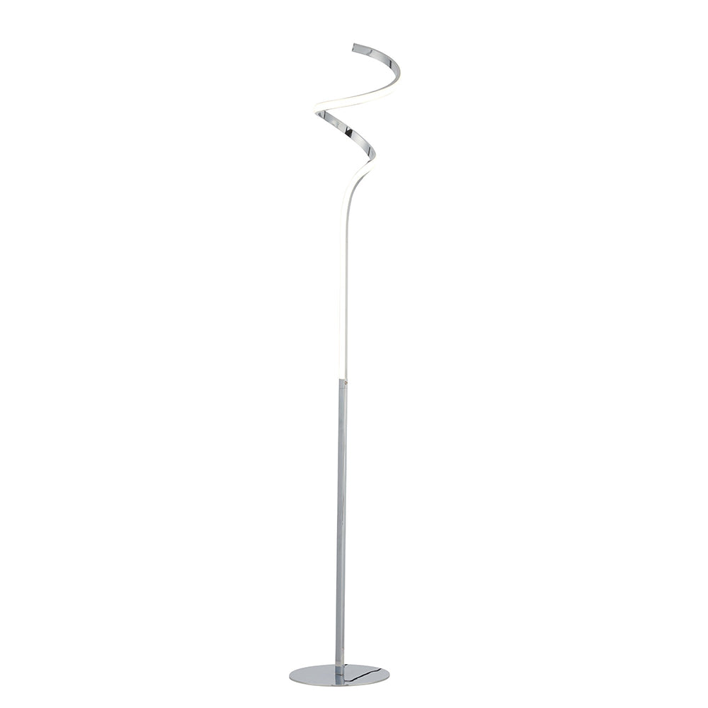 Chipper Floor Lamp Chrome Aluminium 3000K