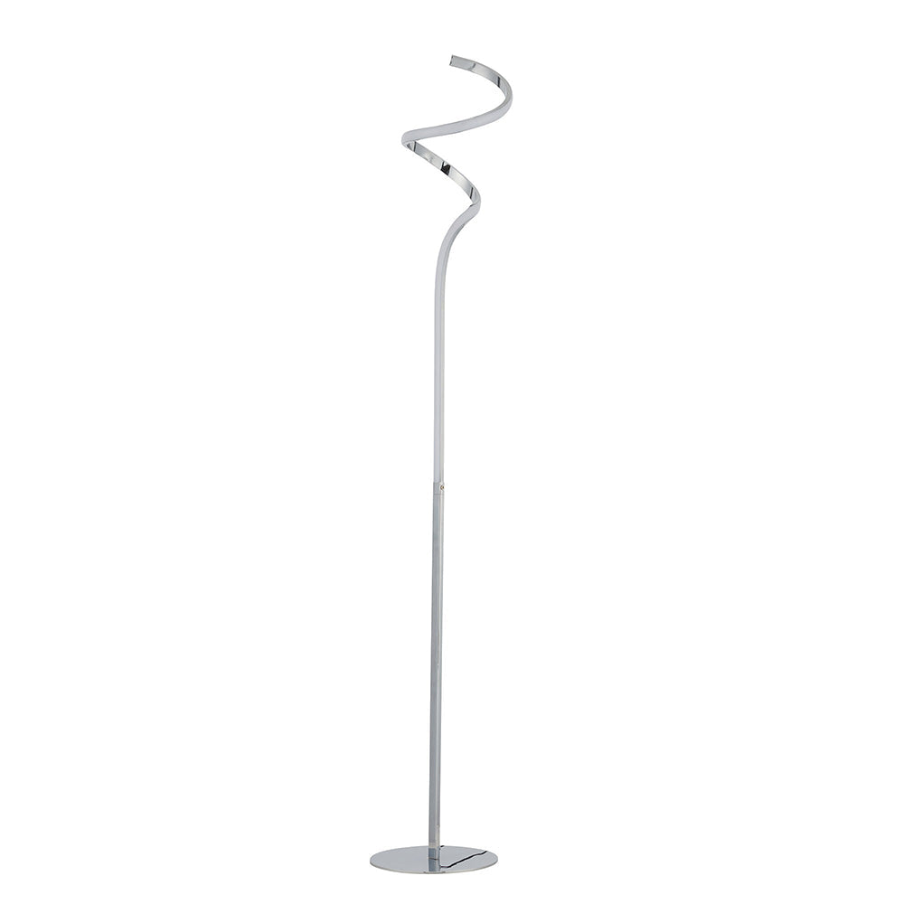 Chipper Floor Lamp Chrome Aluminium 3000K