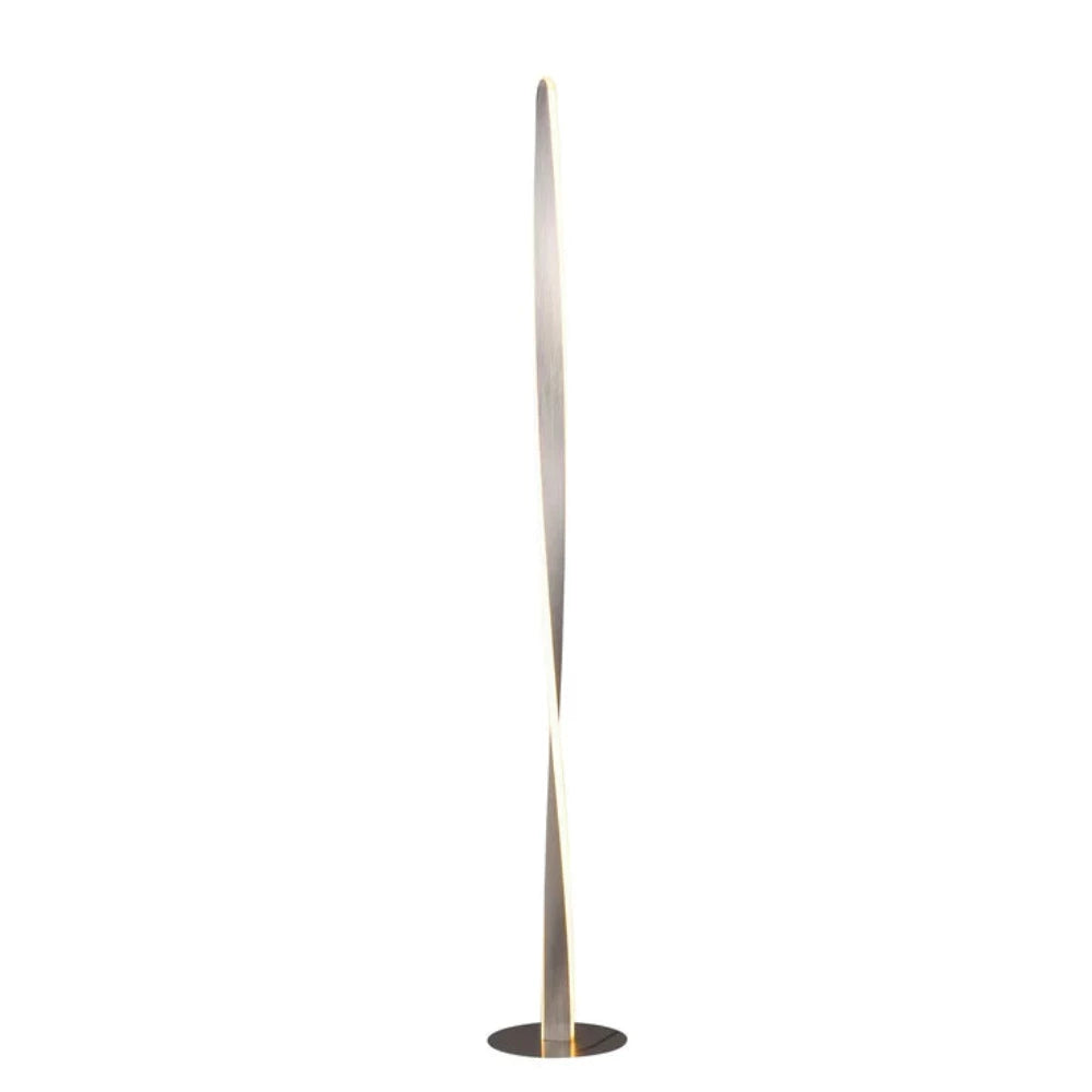 Enhalus LED Floor Lamp Chrome Metal 2900K