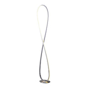Infinite LED Floor Lamp Chrome Metal 2900K