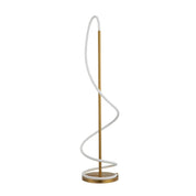 Lyona LED Floor Lamp Gold Metal 3000K