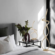 Ainhoa LED Floor Lamp Gold Metal 3000K