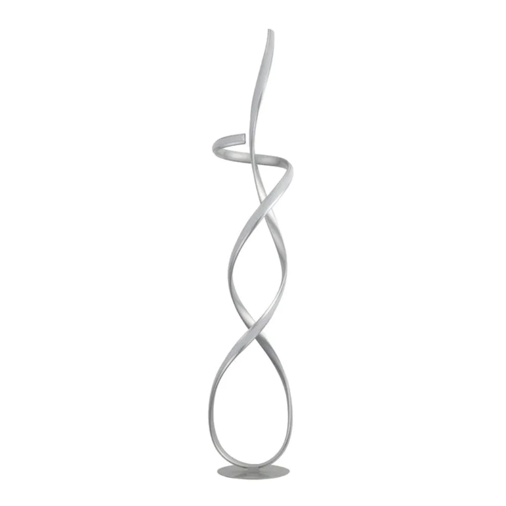Ainhoa LED Floor Lamp Silver Metal 3000K