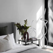 Ainhoa LED Floor Lamp Silver Metal 3000K