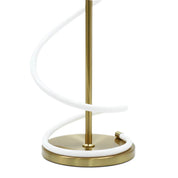 Lyona LED Floor Lamp Gold Metal 3000K