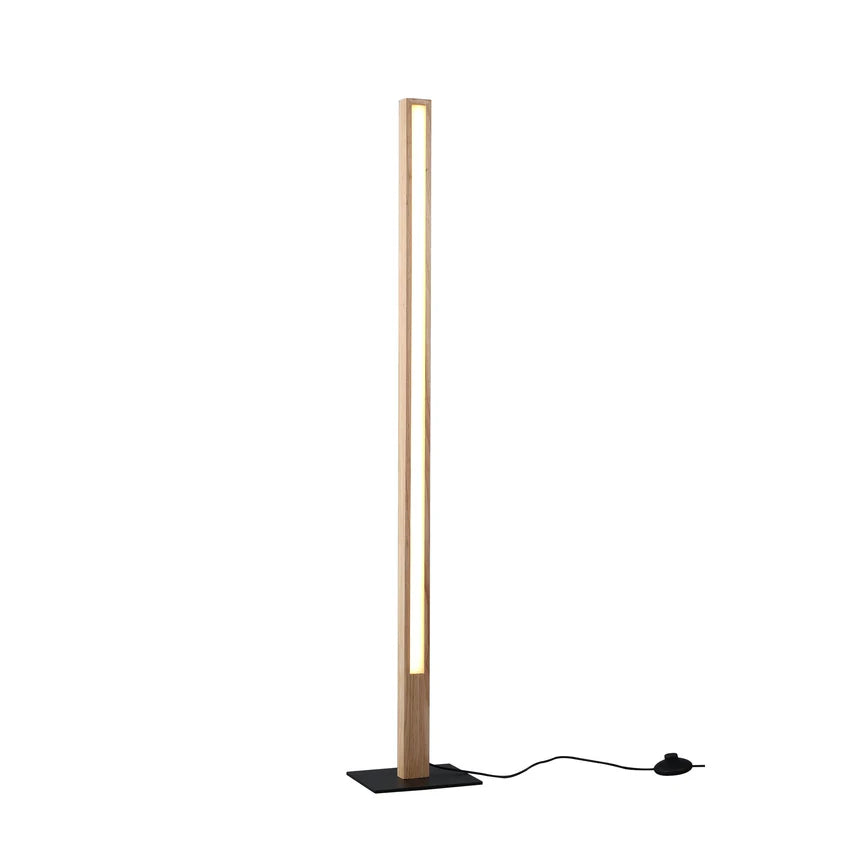 Rectara LED Floor Lamp 15W 2600K Natural & Black