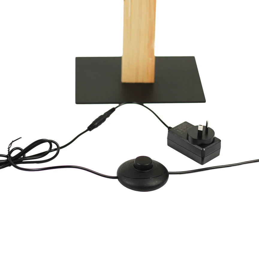 Rectara LED Floor Lamp 15W 2600K Natural & Black