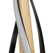 Bonnie LED Floor Lamp 30W 3000K Matt Black & Wood