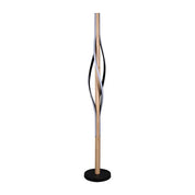 Bonnie LED Floor Lamp 30W 3000K Matt Black & Wood