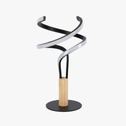 Estelle LED Table Lamp 12W 3000K Matt Black & Wood