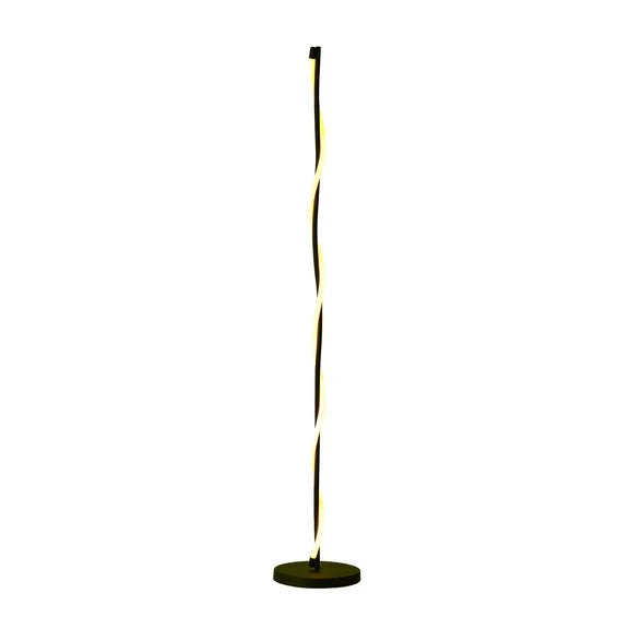 Rio LED Metal Floor Lamp 12W 3000K Matt Black