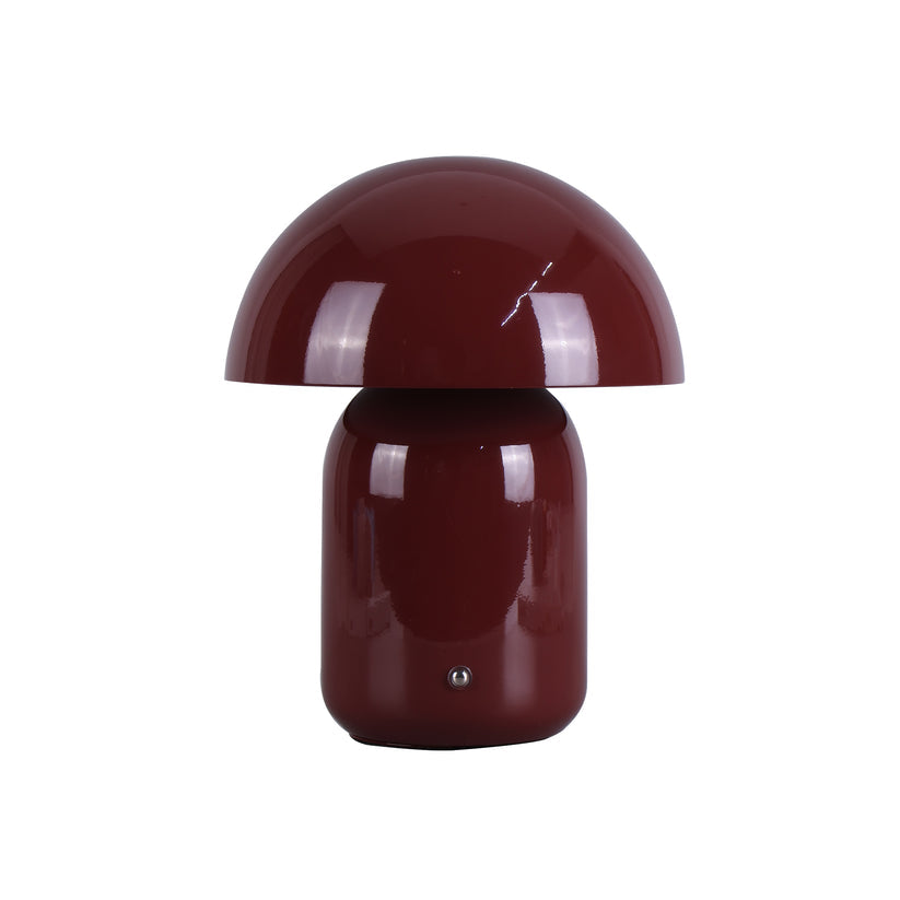 Mushroom LED Touch Table Lamp 2W 3CCT Brick Red