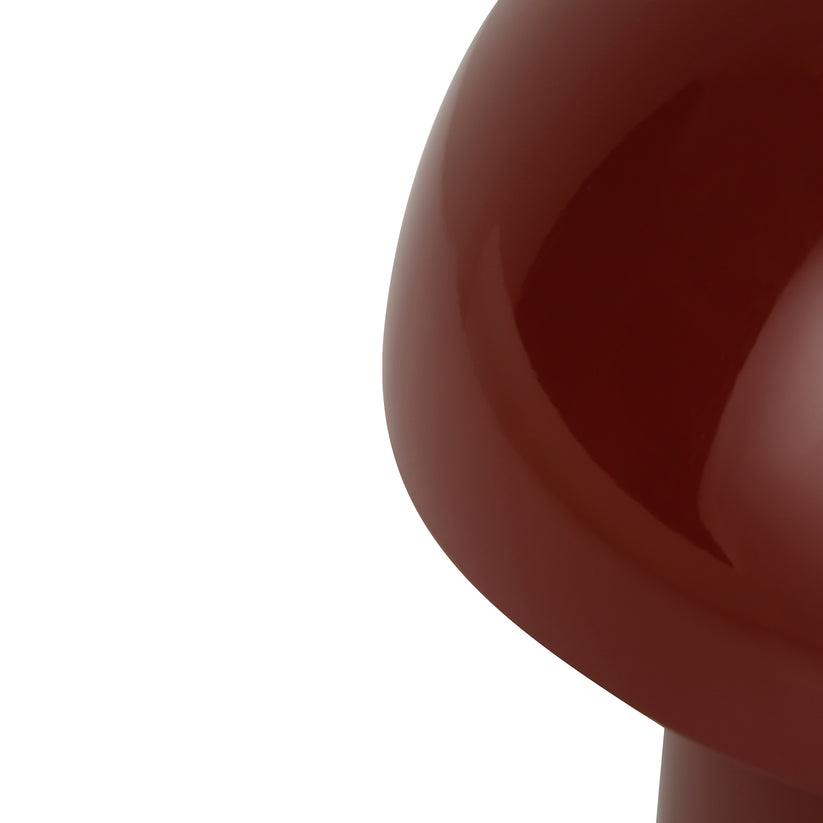 Mushroom LED Touch Table Lamp 2W 3CCT Brick Red