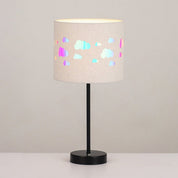 Kiki Rechargeable Cloud Pattern LED Table Lamp 3W Black & Linen