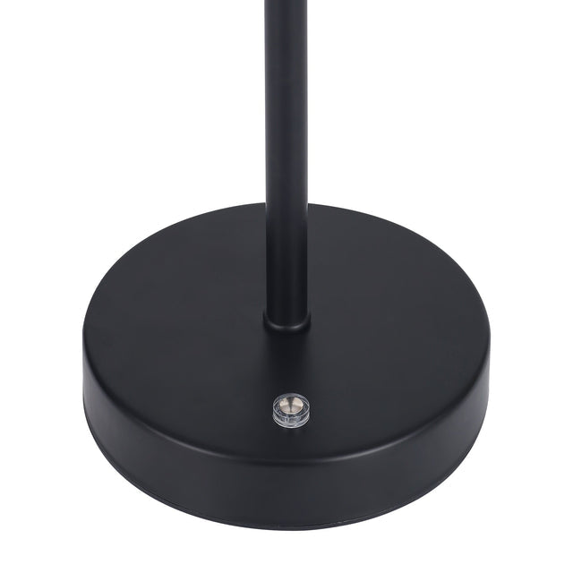 Kiki Rechargeable Star Pattern LED Table Lamp 3W Black & Linen
