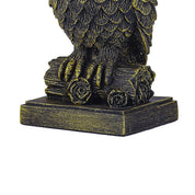 Owl Sculpture LED Table Lamp 2.5W 3000K Natural & Brushed Antique Brass
