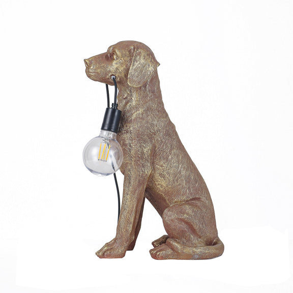 Golden Retriever LED Table Lamp 2.4W 3300K Brushed Gold