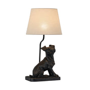 Jack Russell LED Table Lamp 2.5W 3000K Natural & Brushed Black Copper