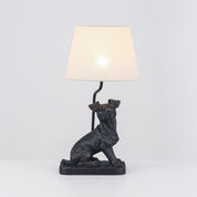 Jack Russell LED Table Lamp 2.5W 3000K Natural & Brushed Black Copper