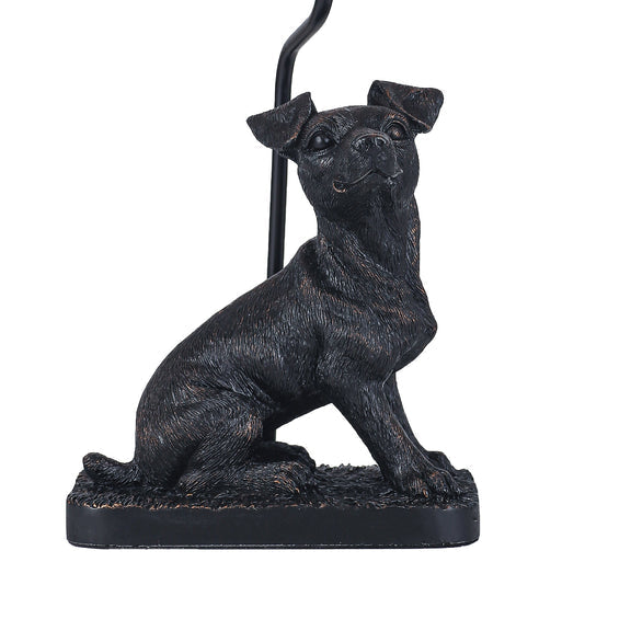 Jack Russell LED Table Lamp 2.5W 3000K Natural & Brushed Black Copper