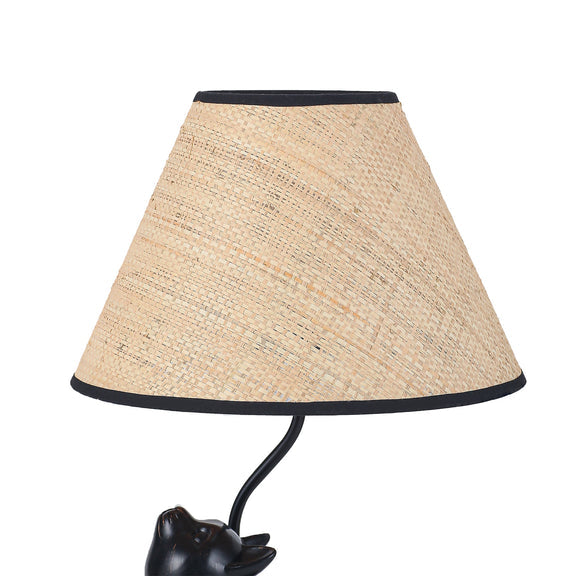 Upward Looking Cat LED Table Lamp 2.5W 3000K Natural & Brushed Black Copper