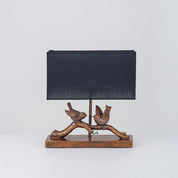 Birds on Branch LED Table Lamp 2.5W 3000K Brushed Gold & Black
