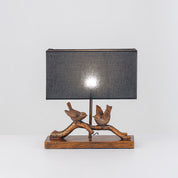 Birds on Branch LED Table Lamp 2.5W 3000K Brushed Gold & Black