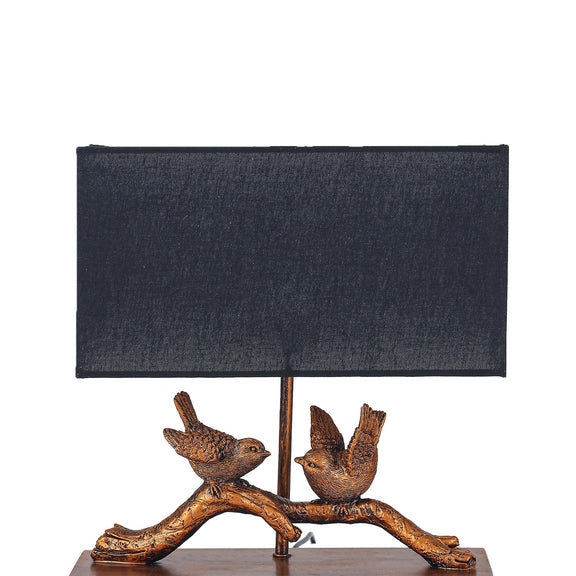 Birds on Branch LED Table Lamp 2.5W 3000K Brushed Gold & Black