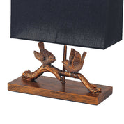 Birds on Branch LED Table Lamp 2.5W 3000K Brushed Gold & Black