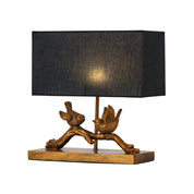 Birds on Branch LED Table Lamp 2.5W 3000K Brushed Gold & Black
