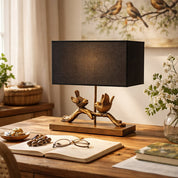 Birds on Branch LED Table Lamp 2.5W 3000K Brushed Gold & Black