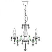 La Spezia 5-Light Acrylic Chandelier Light in Black