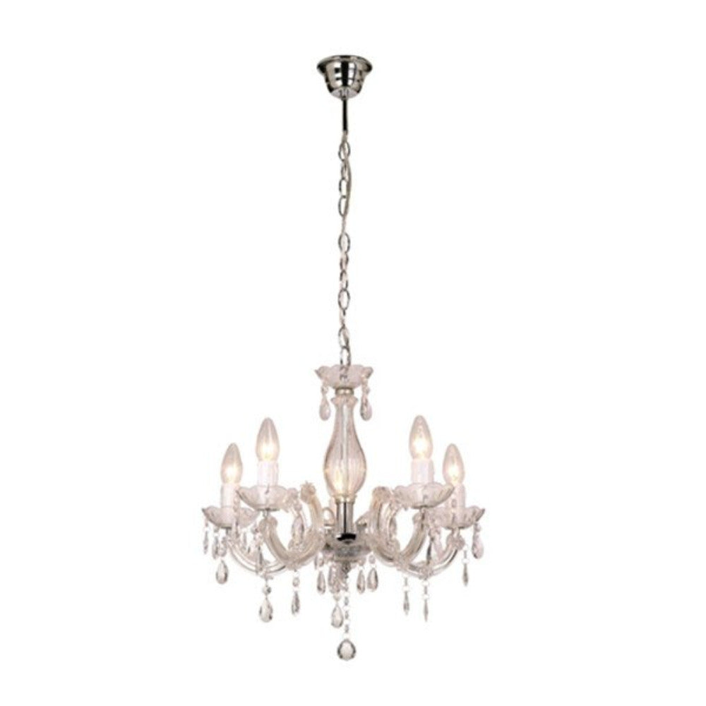 La Spezia 5-Light Acrylic Chandelier Light in Clear