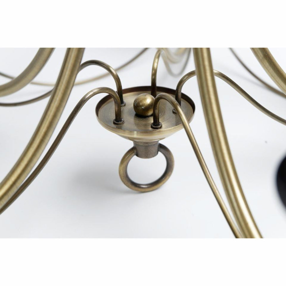 Zanzibar Chandelier 5 Light - Antique Brass