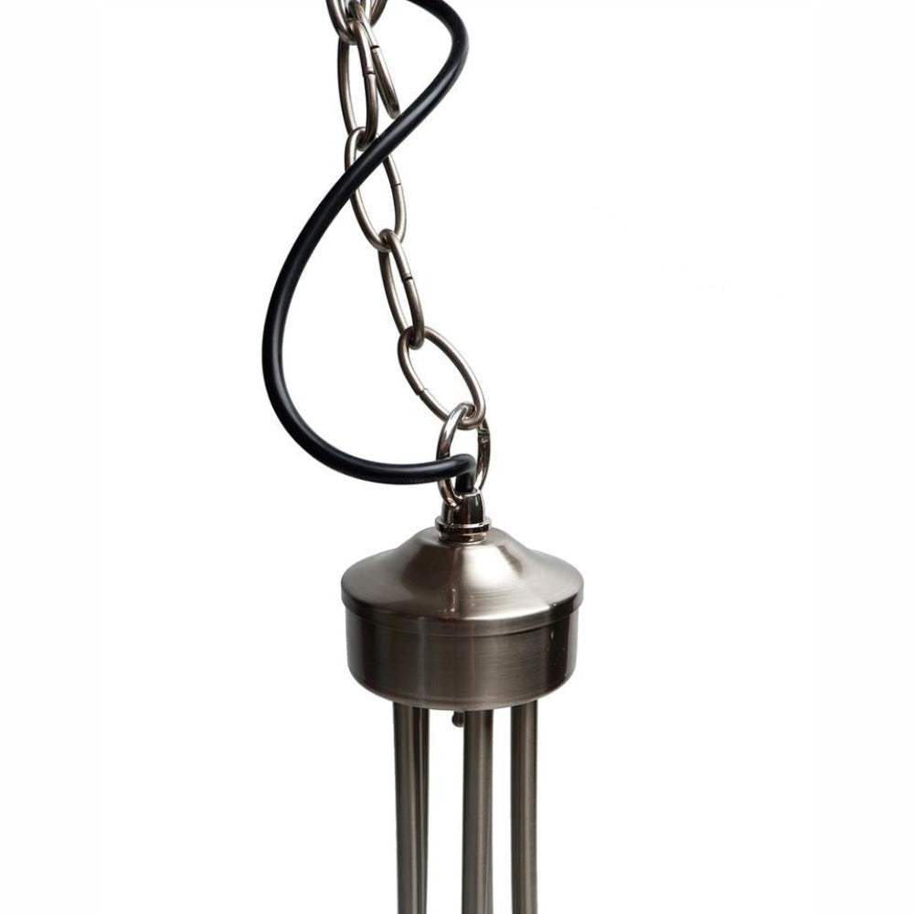 Zanzibar Chandelier 5 Light - Satin Chrome
