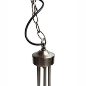 Zanzibar Chandelier 5 Light - Satin Chrome