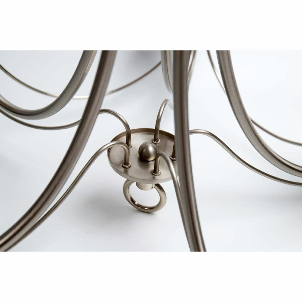 Zanzibar Chandelier 5 Light - Satin Chrome