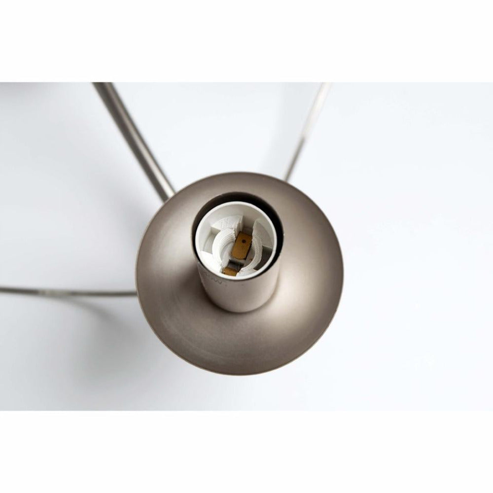 Zanzibar Chandelier 5 Light - Satin Chrome