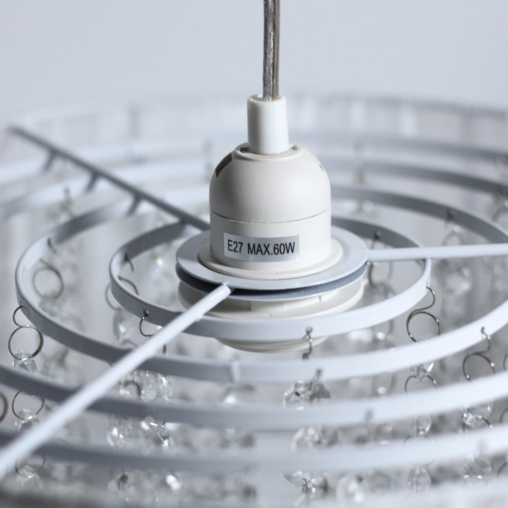 Delia Chandelier - White
