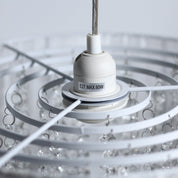 Delia Chandelier - White