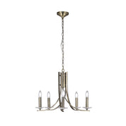 Corrine 5 Light Chandelier Antique Brass