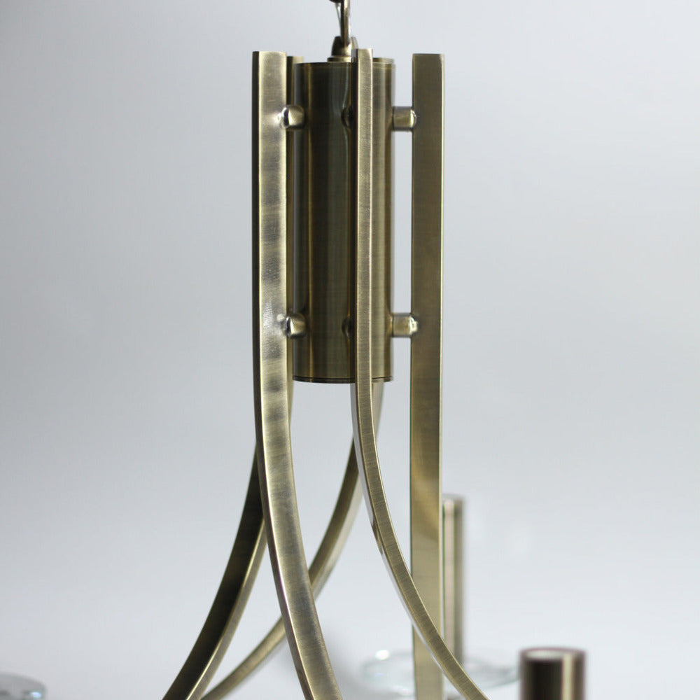 Corrine 5 Light Chandelier Antique Brass