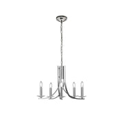 Corrine 5 Light Chandelier Stain Chrome