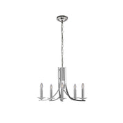Corrine 5 Light Chandelier Stain Chrome