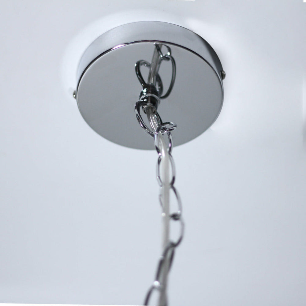 Rovert 5 Light Small Chandelier Chrome & Smoke
