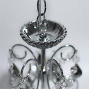 Rovert 5 Light Small Chandelier Chrome & Smoke
