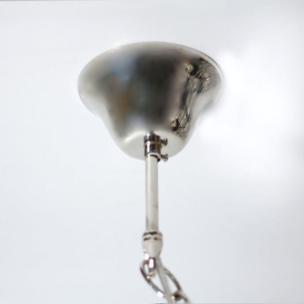 Ganeed Rustic 5 Light Small Chandelier Polished Nickel