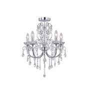 Renaissance 5 Light Large Chandelier Chrome