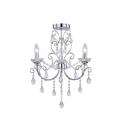 Renaissance 3 Light Small Chandelier Chrome